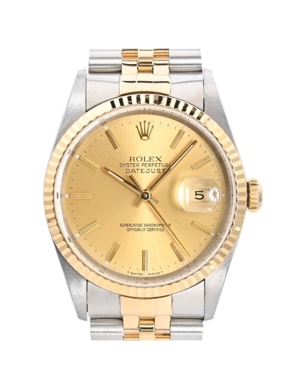 Rolex Watch Datejust Gold
